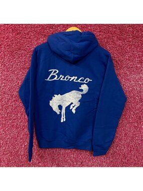 Junk Food Ford Bronco Classic Logo Pullover Hoodie XXS